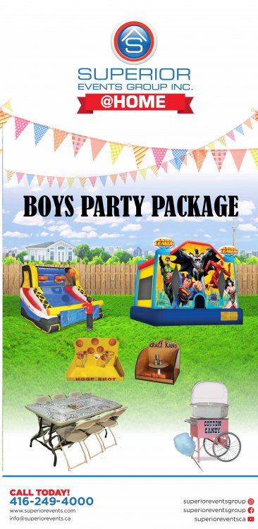 Boys Party Package