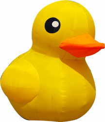 Inflatable Yellow Rubber Duck - Small