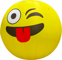 Inflatable Emoji - Wink
