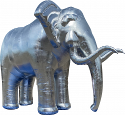 n 0016 Layer 16 1657726681 Inflatable Silver Elephant