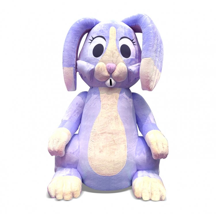 Inflatable Purple Bunny